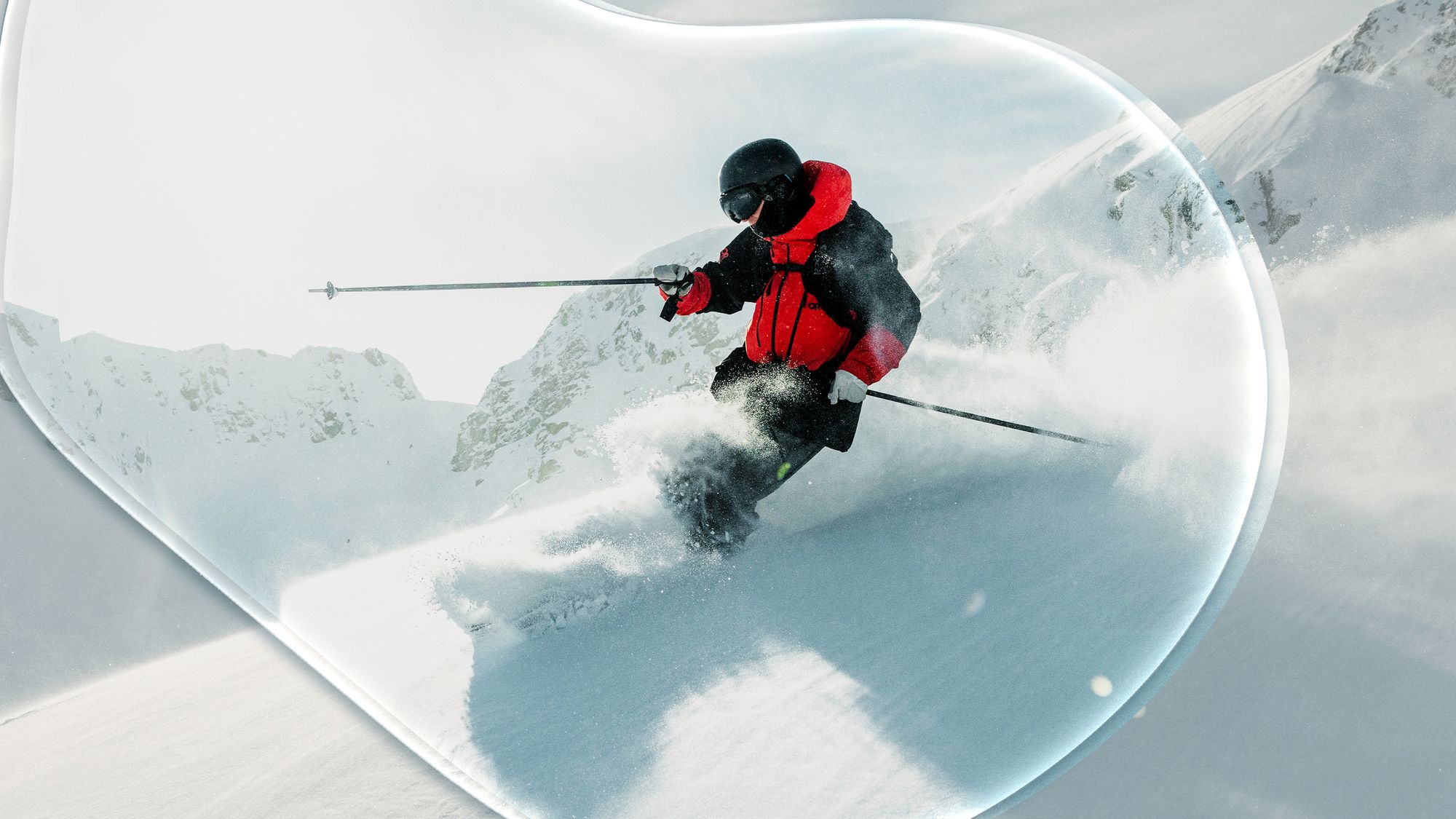 Liquid Glass Comes to Skiing and Snowboarding